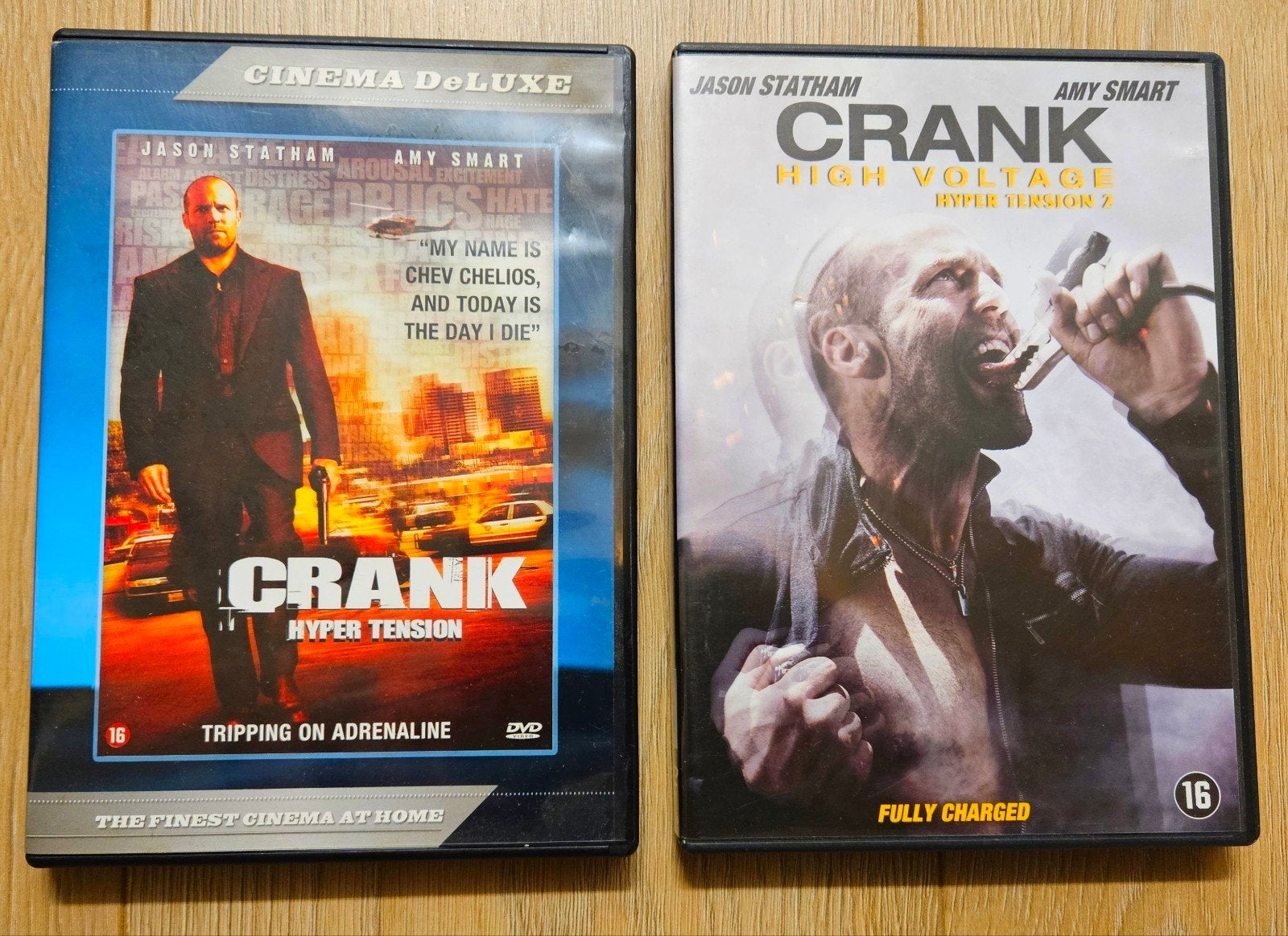 Crank (2006) en Crank High Voltage (2009), Jason Statham, Vanaf 16 jaar, Ophalen of Verzenden, Zo goed als nieuw, Actie