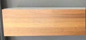 Wandkast Hülsta met walnoot hout accenten, Gebruikt, 100 tot 150 cm, Minder dan 100 cm, Modern