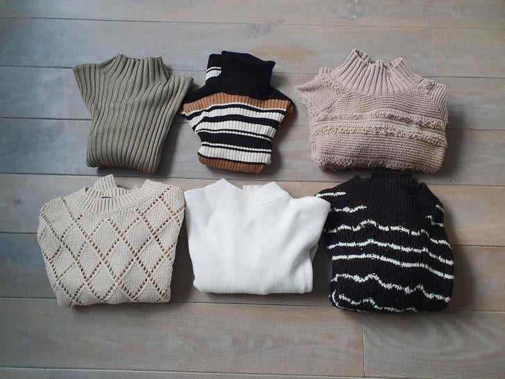 6 truien van Only, Revelation, Bershka en Primark, maat S., Bershka, Ophalen of Verzenden, Gedragen, Maat 36 (S)