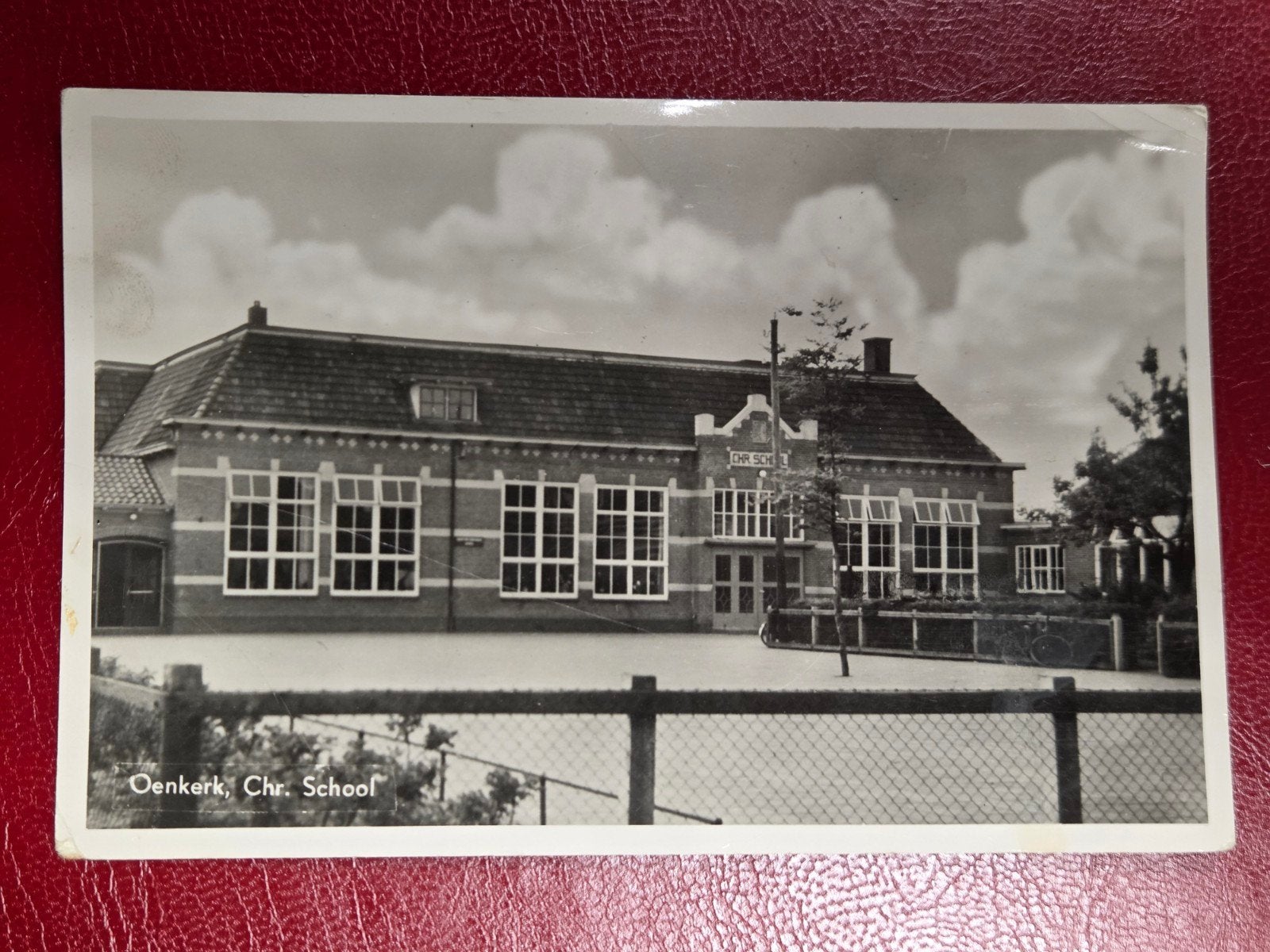 Oenkerk bij Gytsjerk Chr. School, Ophalen of Verzenden, 1940 tot 1960