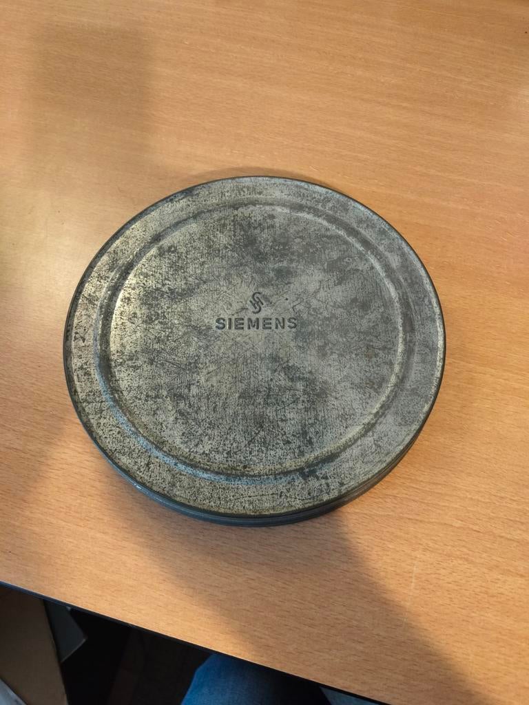 Siemens lege filmrol blik - Ø 25cm, H 3cm, Audio, Tv en Foto, Filmrollen, Ophalen of Verzenden, Accessoire