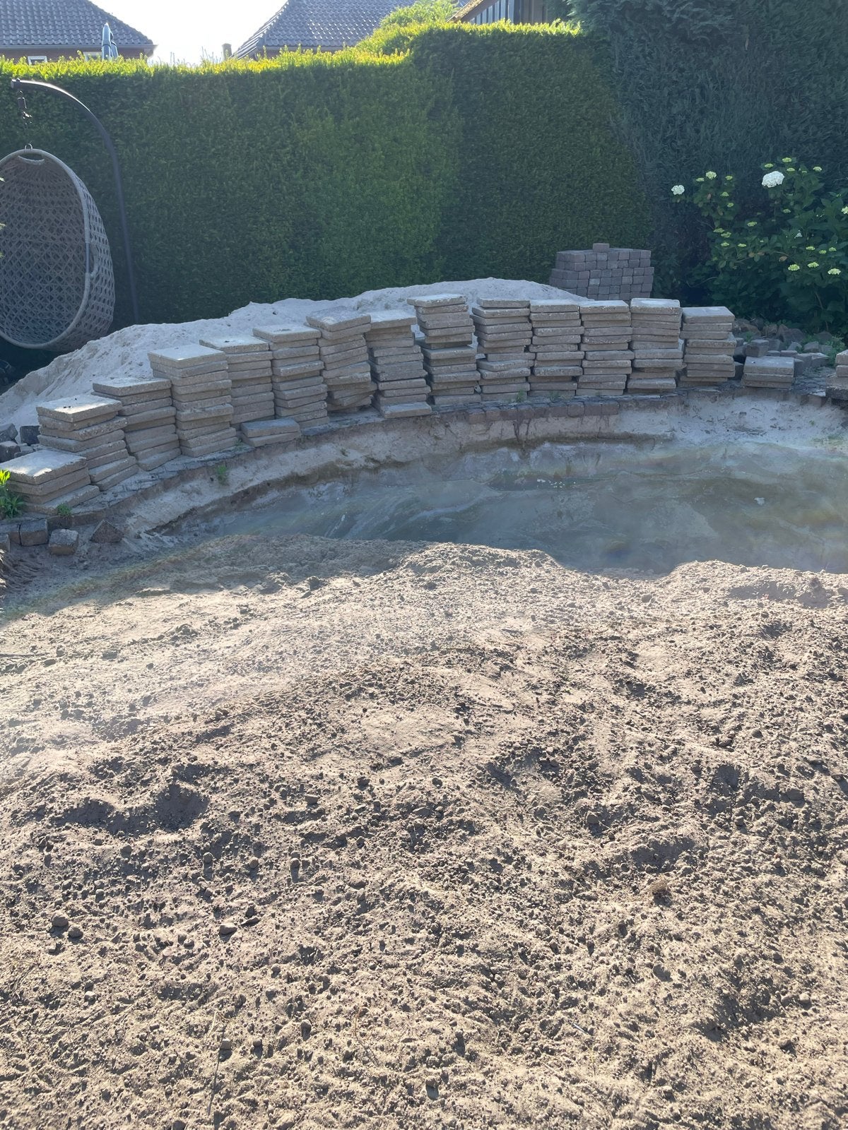 Terrastegels 30x30 cm, Tuin en Terras, Ophalen, Gebruikt, Beton, Terrastegels