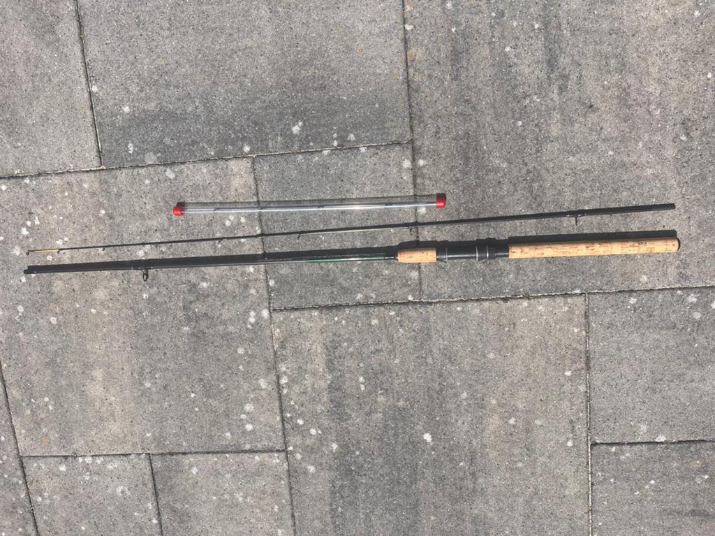Mooie hengel met extra top, Ophalen, Zo goed als nieuw, Vaste hengel