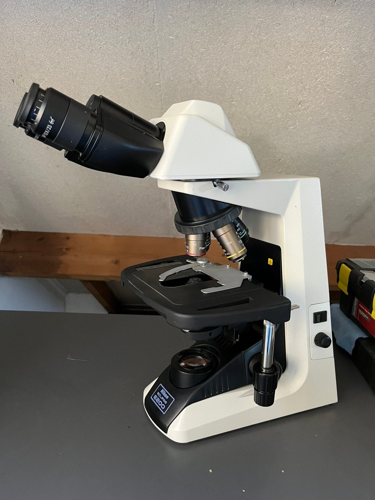 Nikon Eclipse E200, Audio, Tv en Foto, Optische apparatuur | Microscopen, Ophalen, Zo goed als nieuw, Minder dan 400x, Biologische microscoop