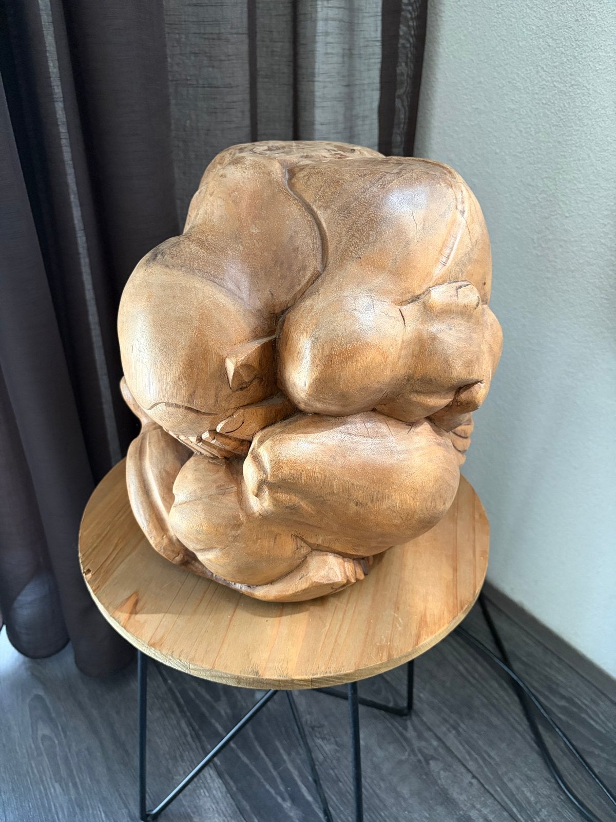 Malu Yogiman huilende Boeddha, Overige onderwerpen, Ophalen of Verzenden, Handgemaakt, 20 - 50 cm
