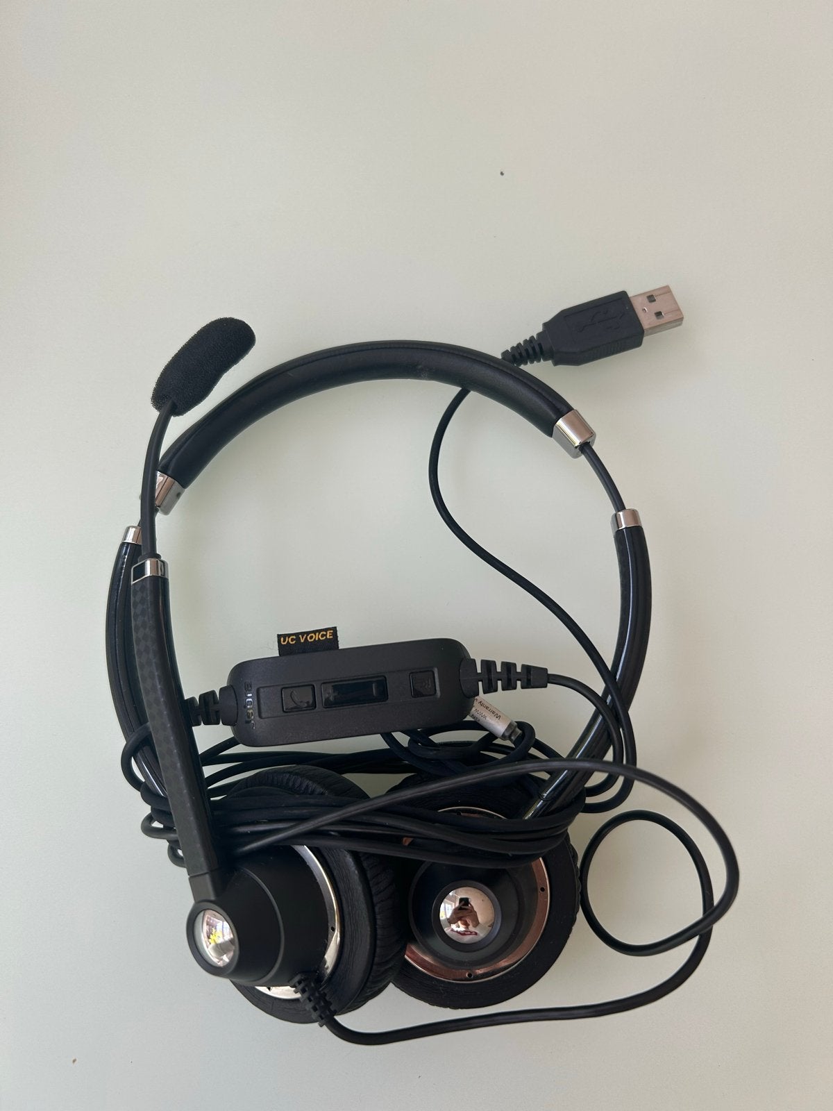 Headphone Jabra, Computers en Software, Headsets, Ophalen of Verzenden, Zo goed als nieuw, Over-ear, Mute-functie