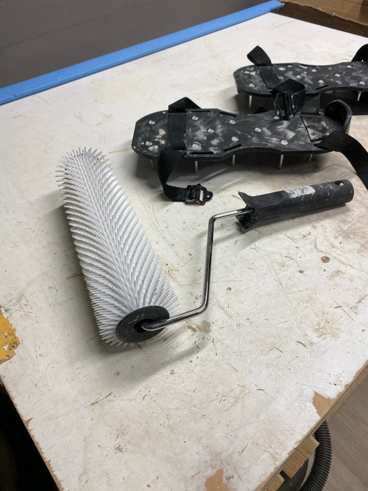 Ontluchtingsroller en prikschoenen voor egaline/epoxy, Ophalen, Gebruikt, Overige typen