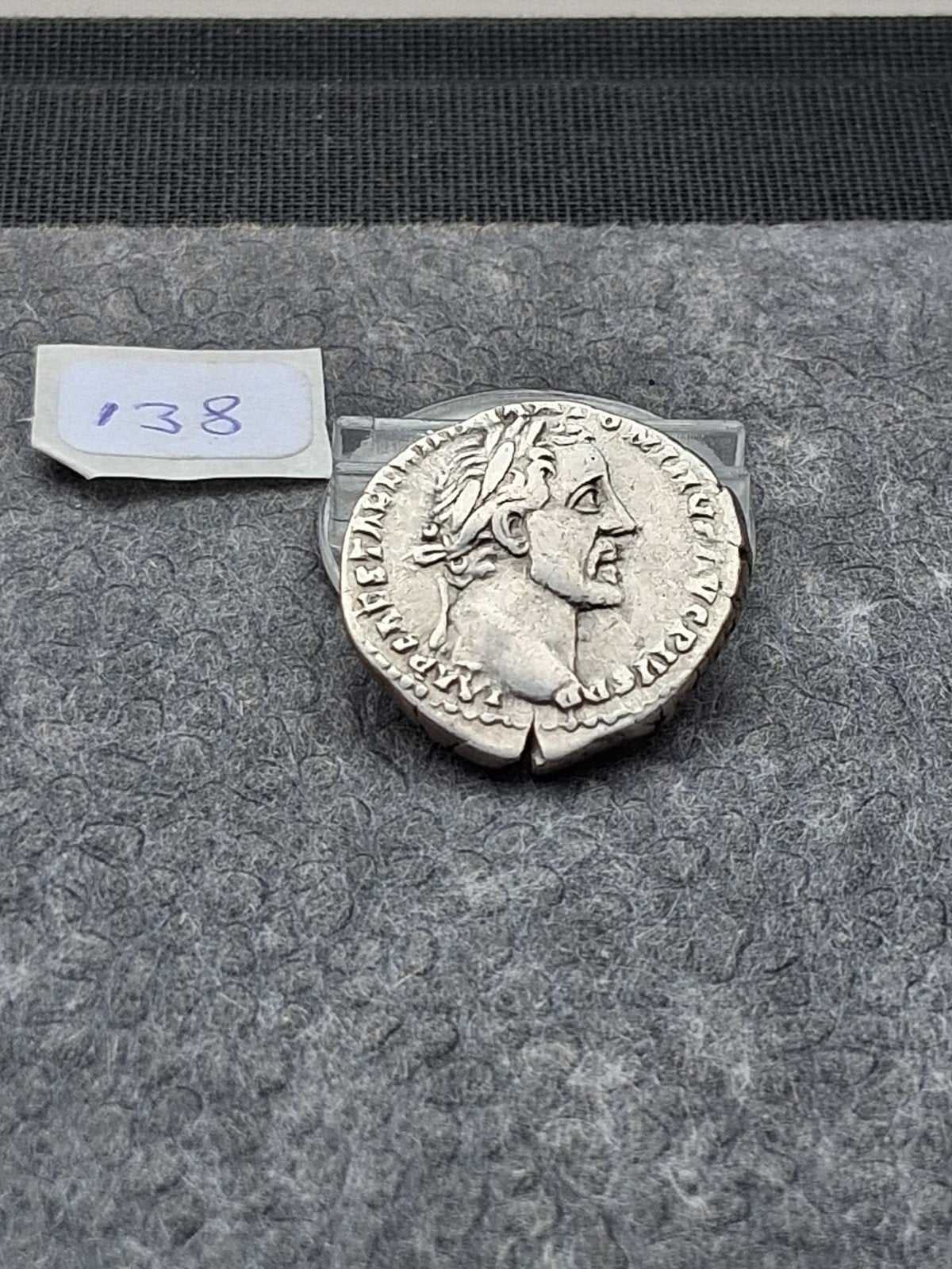 Denarius Antoninus Pius - Zilveren Romeinse Munt, Ophalen of Verzenden, Italië, Losse munt, Zilver