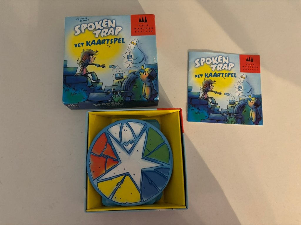 Drie magiërs spellen spook trap het kaartspel als nieuw!, Een of twee spelers, Ophalen of Verzenden, Zo goed als nieuw, Drie Magiërs Spellen