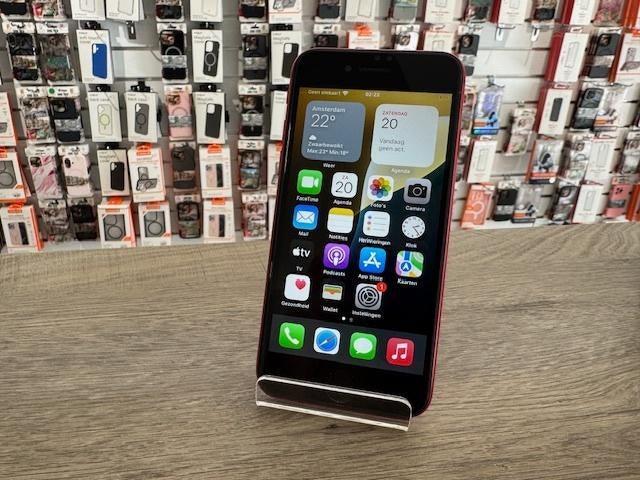 iPhone SE 2020 256GB Rood - Garantie & Batt: 100%, 256 GB, Apple, Apple, Zo goed als nieuw