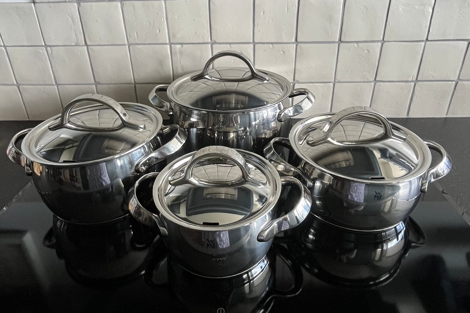 WMF kookset  Concento ., Huis en Inrichting, Keuken | Potten en Pannen, Ophalen of Verzenden, Zo goed als nieuw, Vaatwasserbestendig