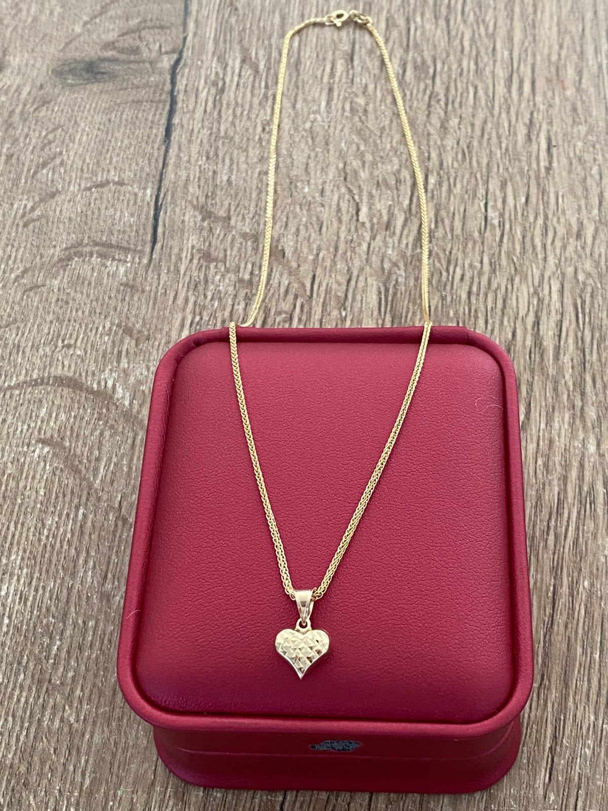 14 karaat gouden ketting met hanger, Met hanger, Nieuw, Ophalen of Verzenden, Goud