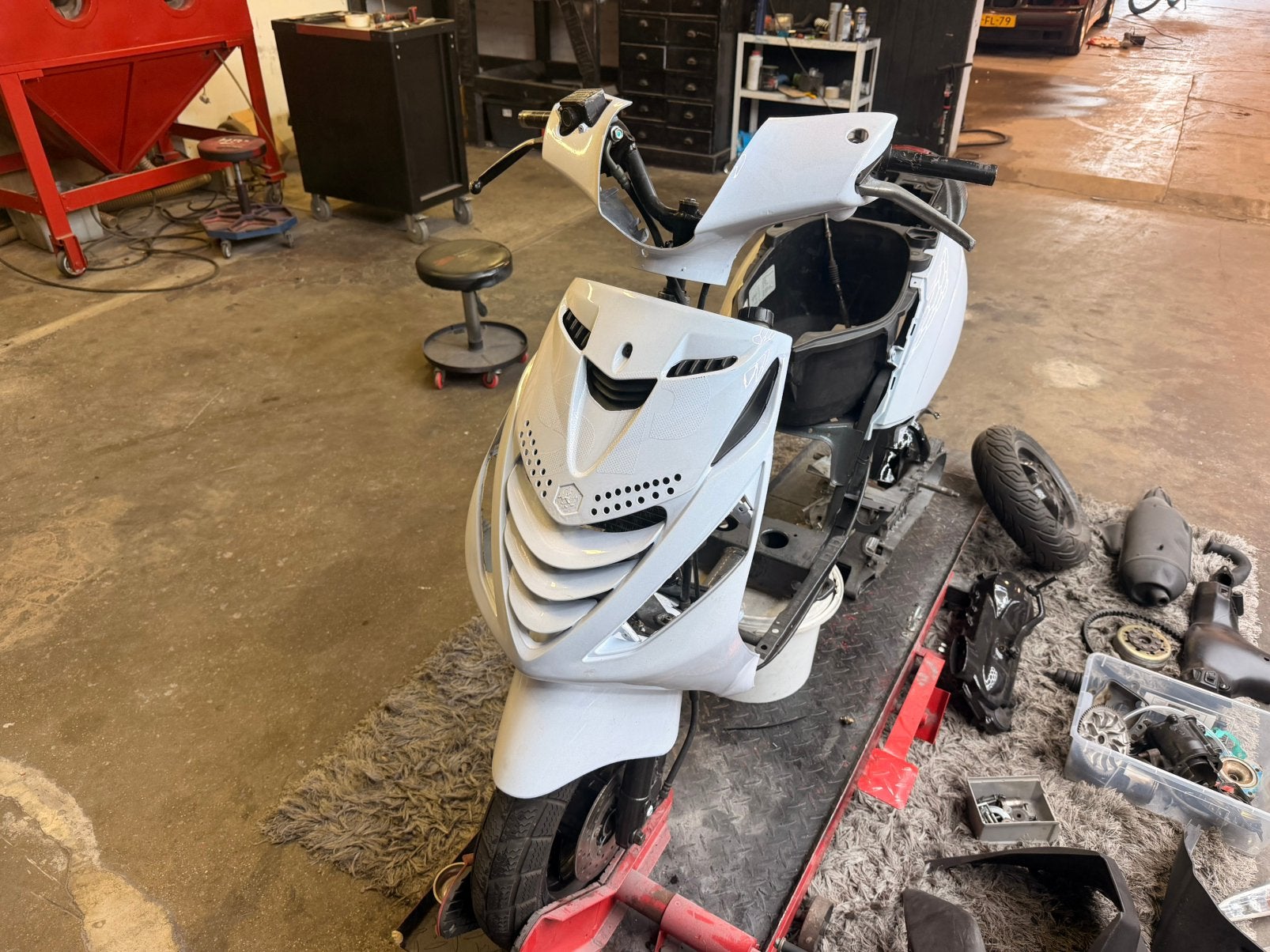 Piaggio Zip 125cc PROJECT, Fietsen en Brommers, Ophalen of Verzenden, Zo goed als nieuw, Tweetakt