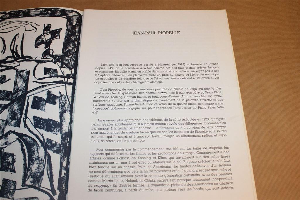 Kunstuitgave Derrière Le Miroir. Riopelle. Zeldzaam. 1979., Ophalen of Verzenden, Gelezen