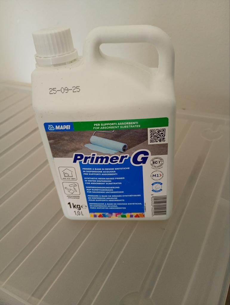 Mapei Primer G voor gipsplaten (gratis af te halen), Ophalen