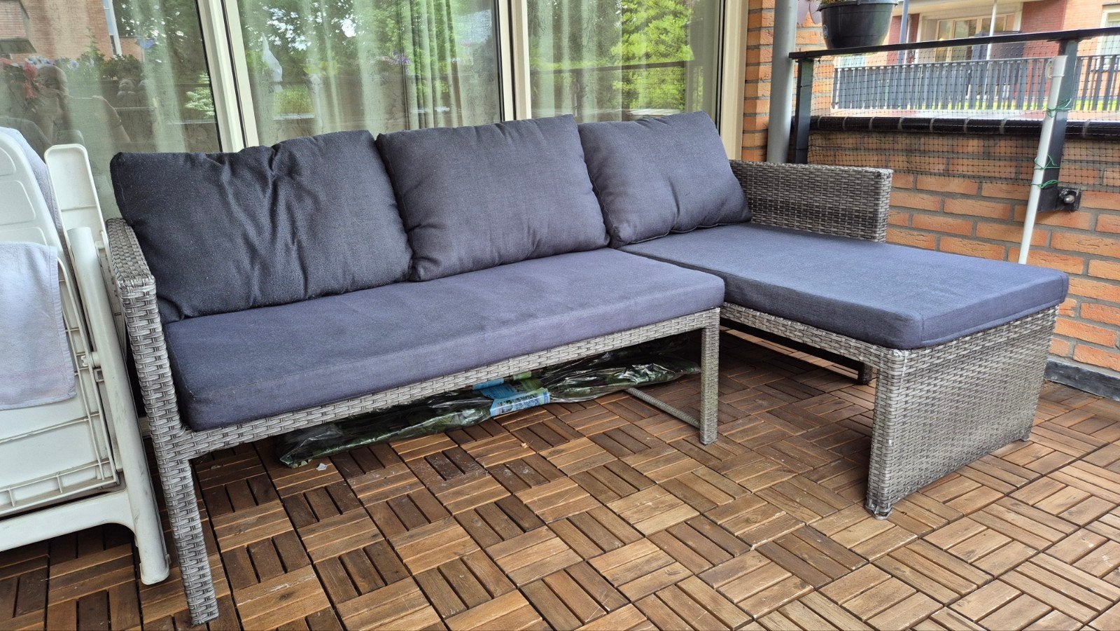 Gratis af te halen in Borne: tuinbank, Ophalen, Gebruikt, Wicker