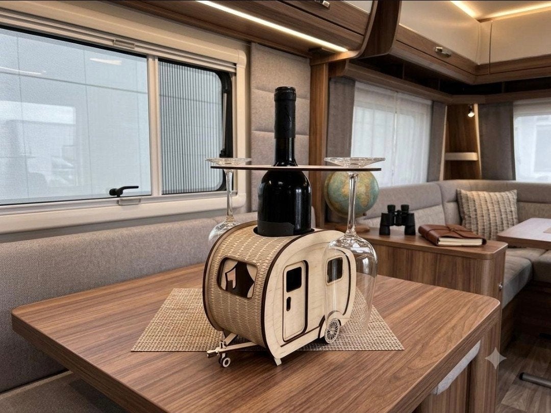 Wijnfleshouder Caravan, Nieuw, Ophalen of Verzenden, Minder dan 5 flessen, 5 – 50