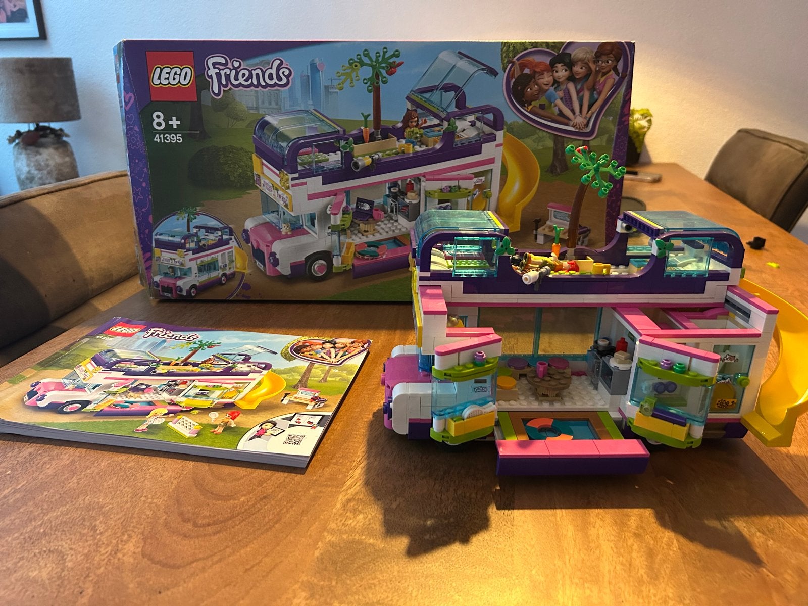 LEGO Friends 41395 Vriendschapsbus - Complete set, Lego, Friends, Ophalen of Verzenden, Zo goed als nieuw