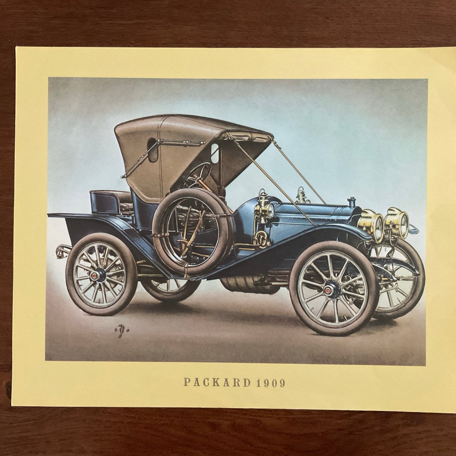 20 Vintage Prints Klassieke Auto's - Unieke Collectie, Ophalen of Verzenden, Zo goed als nieuw, Auto's