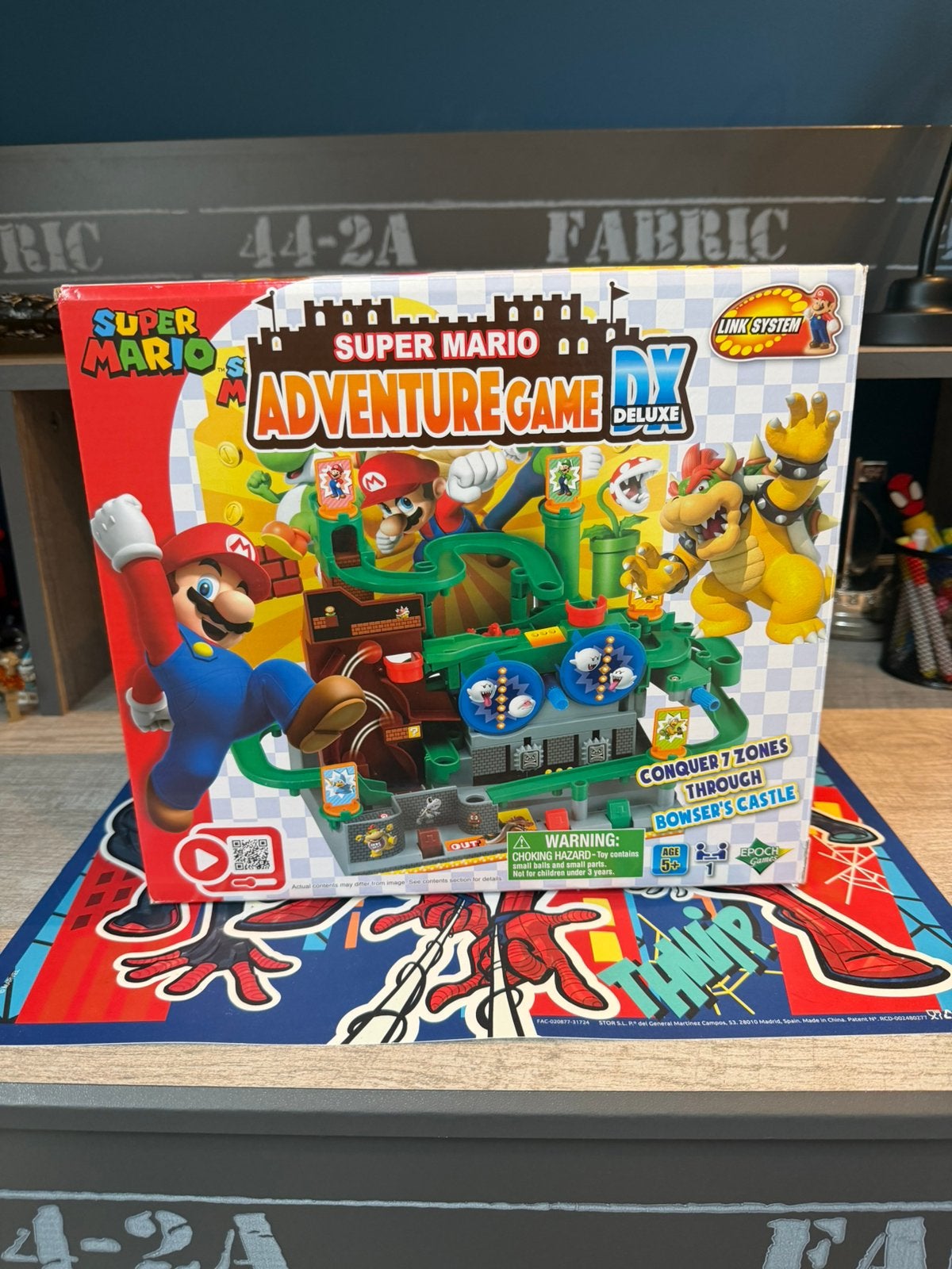 Super mario spel, Kinderen en Baby's, Speelgoed | Overig, Ophalen of Verzenden, Zo goed als nieuw, Jongen of Meisje