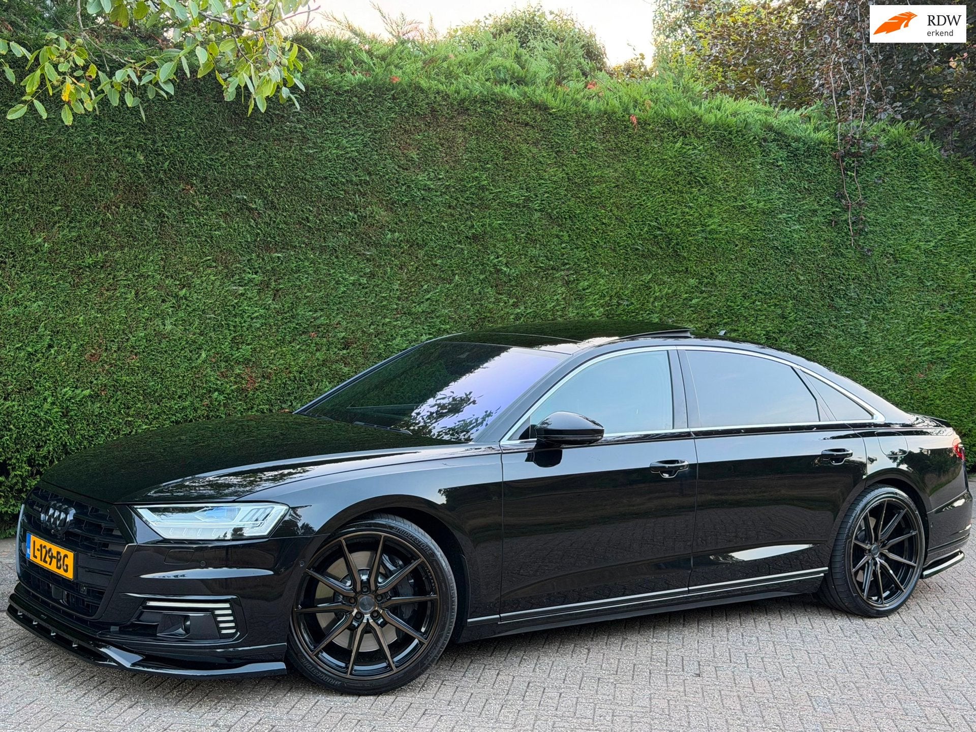 Audi A8 60 TFSI e quattro NIEUWSTAAT/PANO/SFEERV/B&O/GARANTI, Auto's, Audi, Automaat, Gebruikt, 2995 cc, Bedrijf