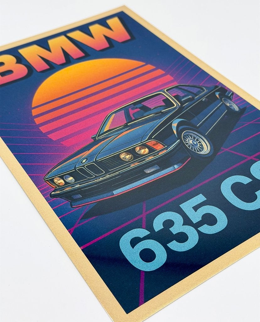 BMW 635 csi M6 bord | 20x30, Ophalen of Verzenden, Nieuw, Reclamebord