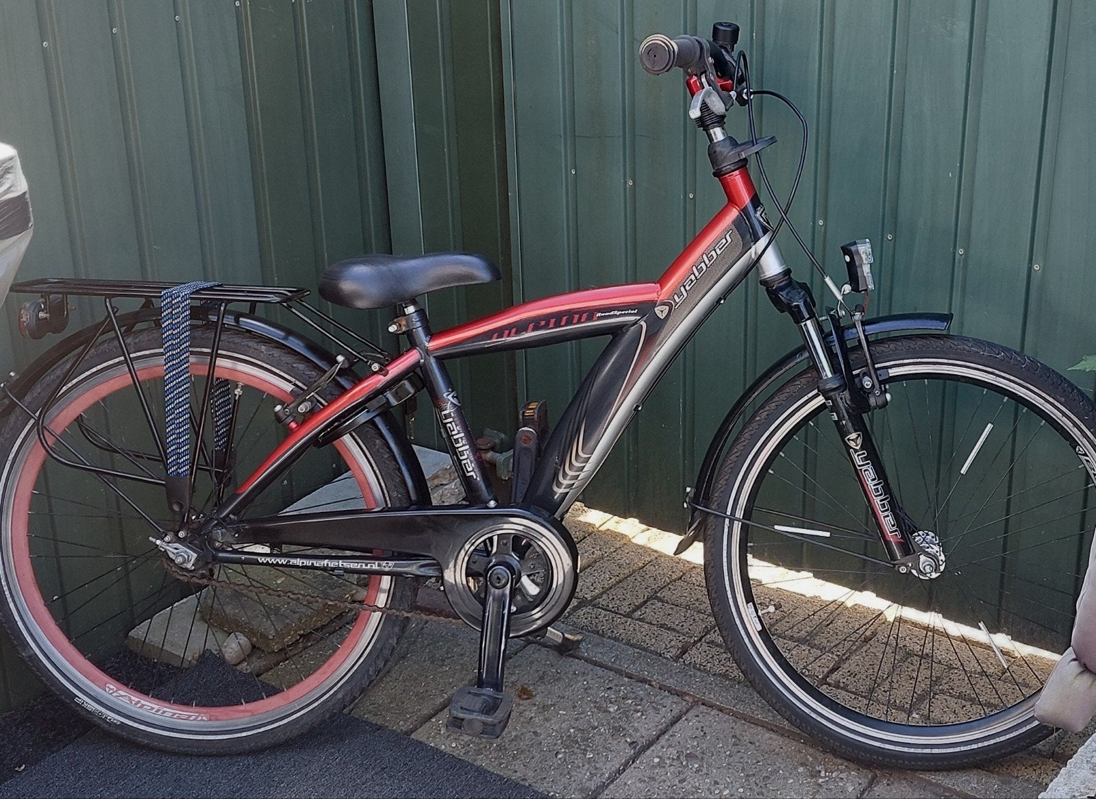 Jongensfiets-24 inch.AlpinaYabber., Fietsen en Brommers, Fietsen | Jongens, Ophalen, Alpina  yabber, Handrem, Gebruikt