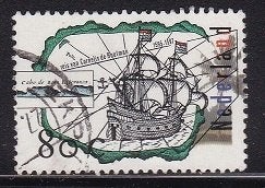 2673 - Nederland nvph 1696 gestempeld , Ontdekkingsreis van, Verzenden, Na 1940, Gestempeld