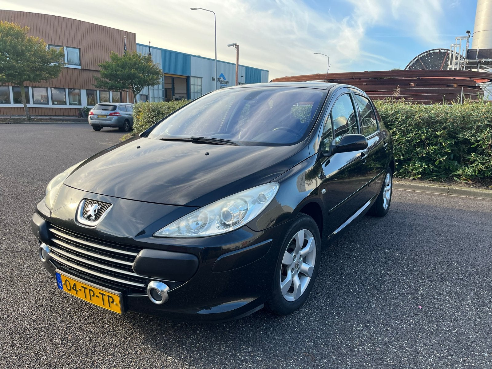 Peugeot 307 1.6 16V 5DR 2007 Zwart trekhaak., Voorwielaandrijving, Stof, Zwart, 4 cilinders