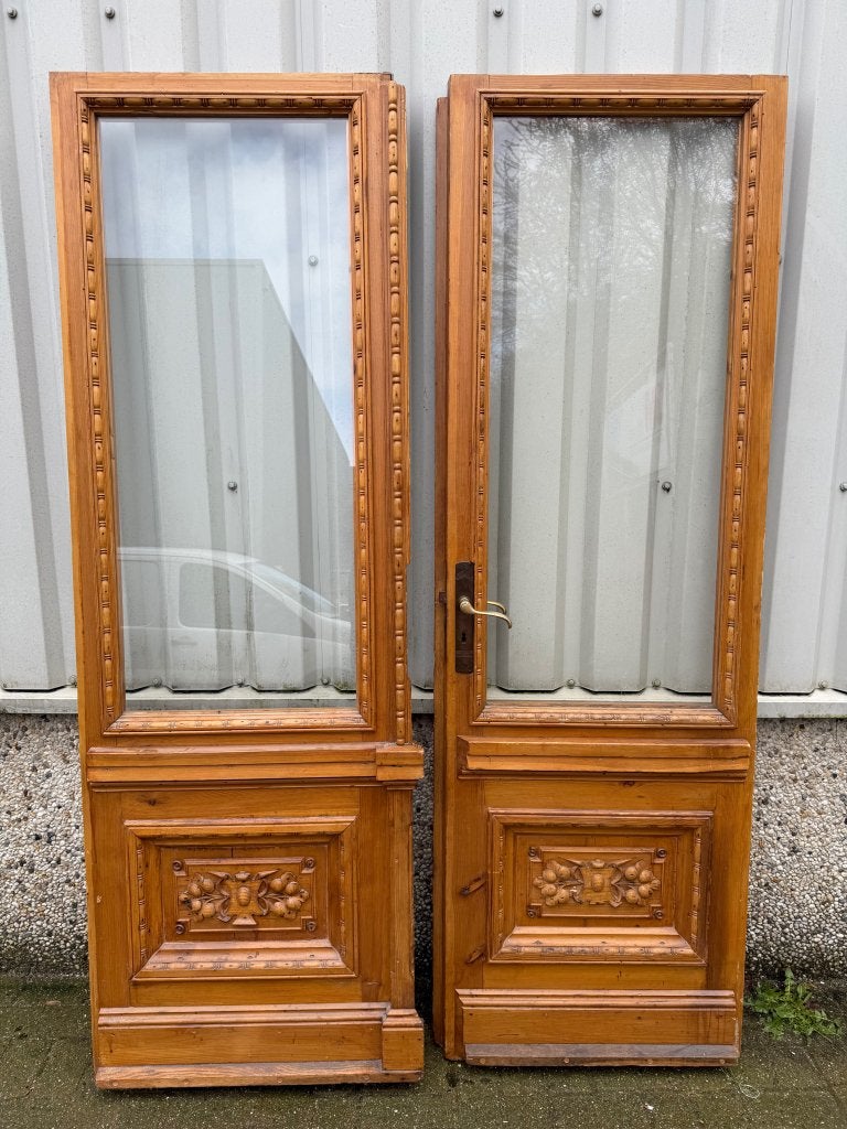 Prachtige antieke set ensuitedeuren uit 1920, La belle porte, Jurgen.hoogenboezem@gmail.com, Binnendeur, Ophalen of Verzenden