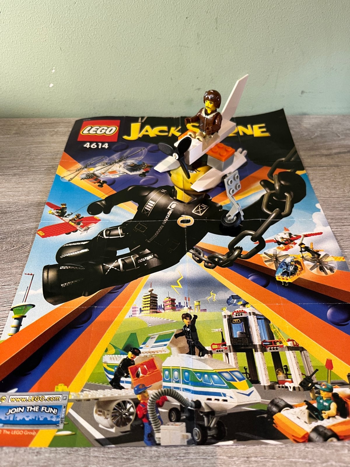 Lego 4614 Jack stone ultra light flyer met instructie, Kinderen en Baby's, Speelgoed | Duplo en Lego, Compleet, Overige thema's