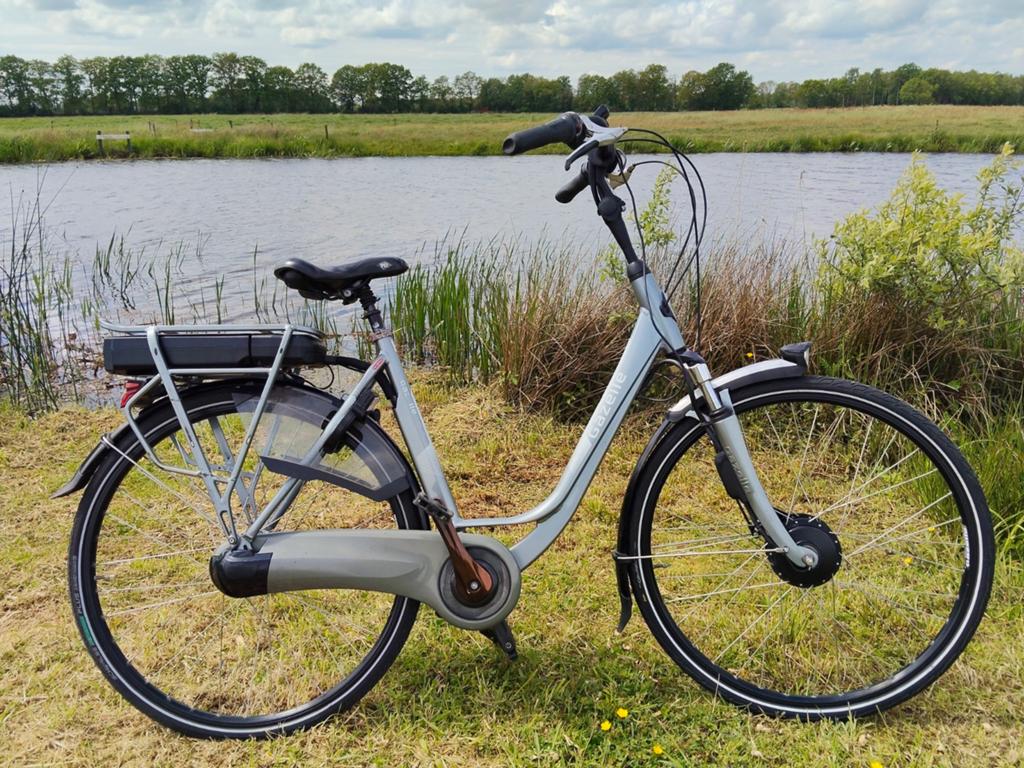 Gazelle Panasonic elektrische (dames)fiets, 53 tot 56 cm, Versnellingen, Zo goed als nieuw, Ophalen