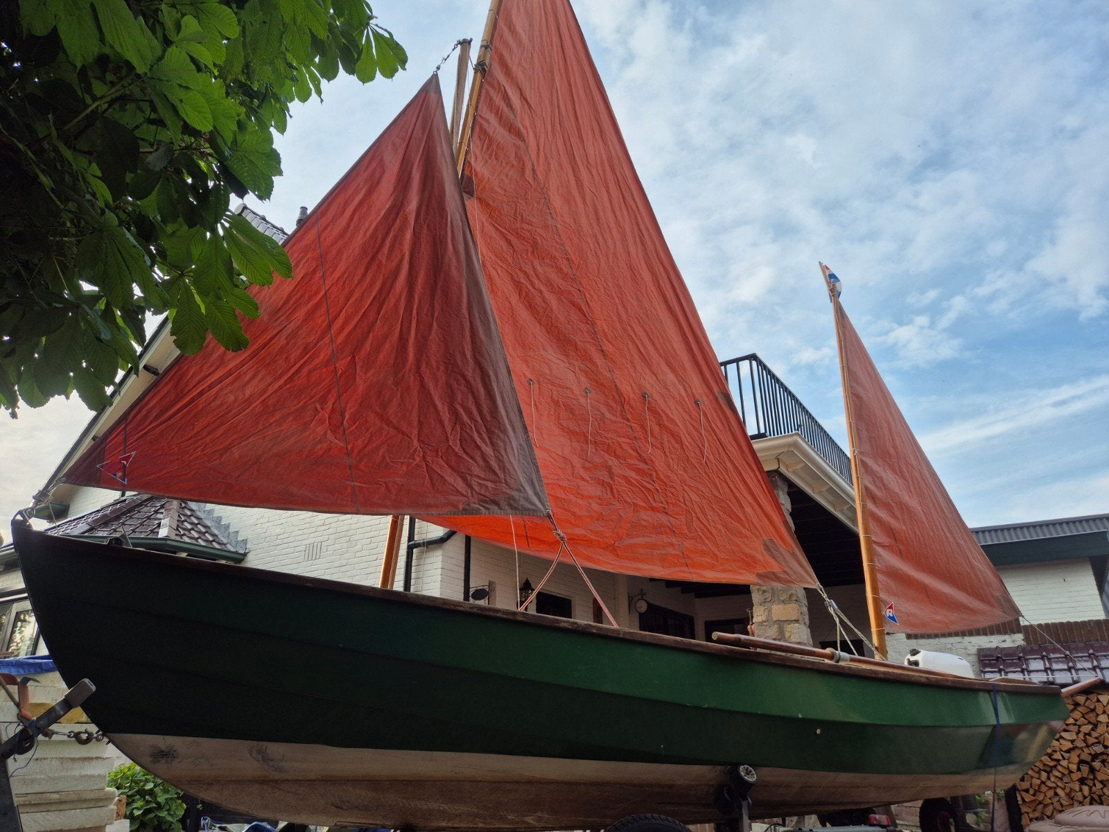 IN PRIJS VERLAAGD!  Drascombe Lugger met trailer, Watersport en Boten, Open zeilboten, Ophalen, Drascombe, Buitenboordmotor