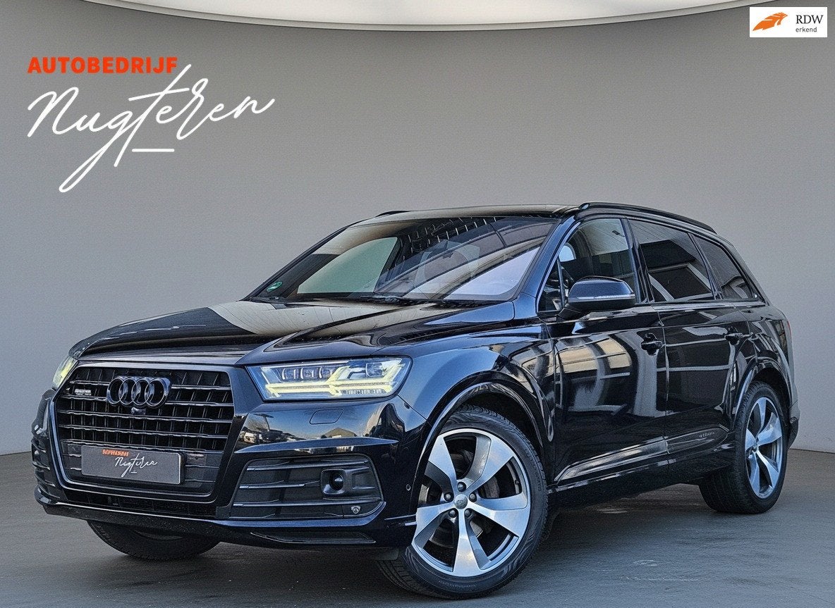Audi Q7 3.0 TDI quattro Pro Line S 7p|360Camera|Panoramada, Auto's, Automaat, Gebruikt, 241 €/maand, 7 stoelen