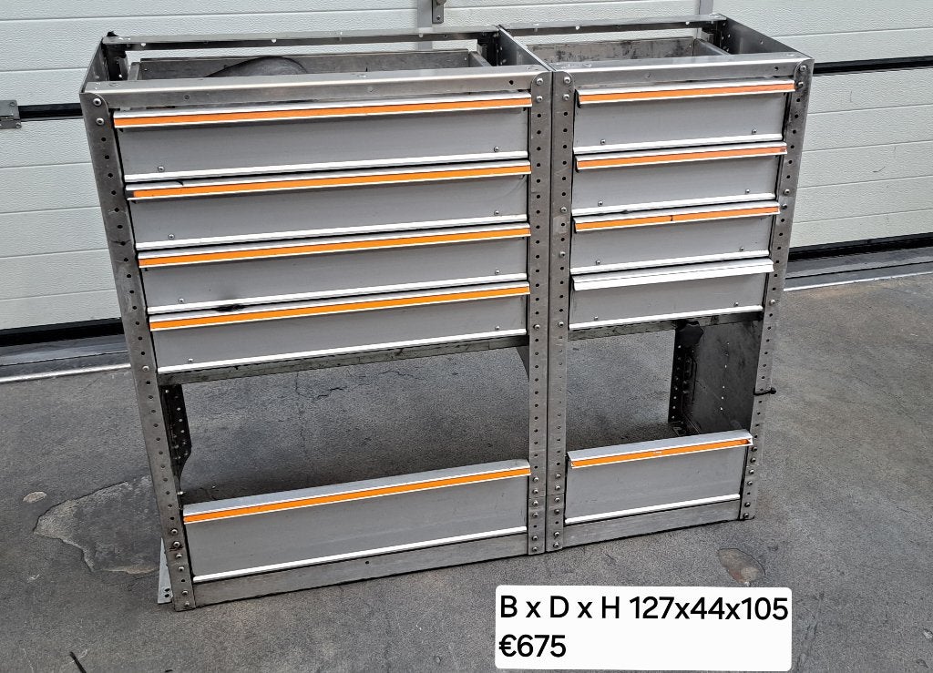 Bedrijfswagen inrichting aluminium, Auto diversen, Ophalen, Gebruikt