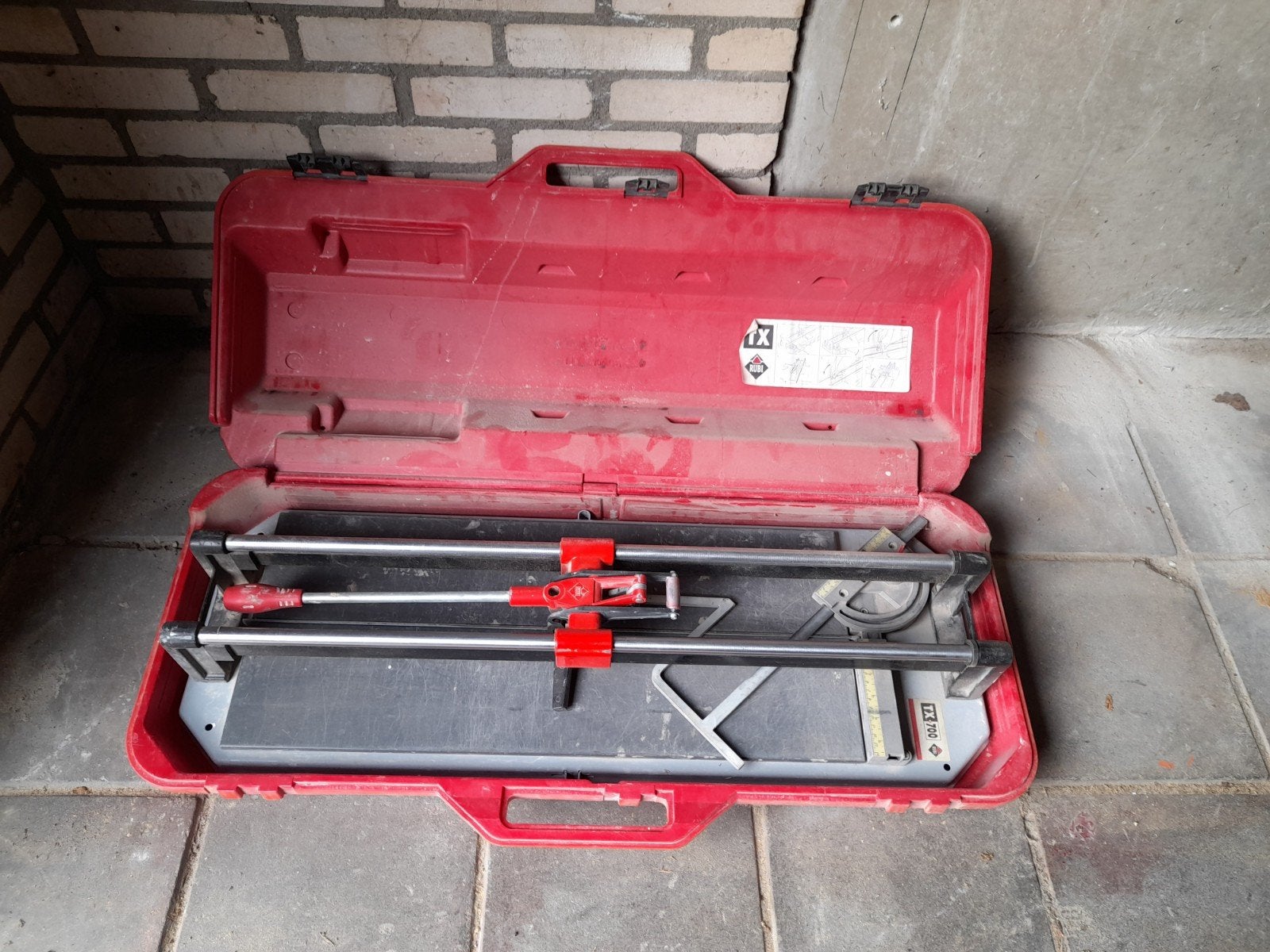 Rubi TX-700 tegelsnijder in koffer, Ophalen, Gebruikt, Overige typen