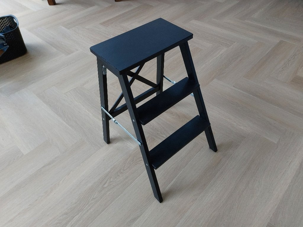 Opstaptrapje / kruk, Ophalen, Gebruikt, Hout