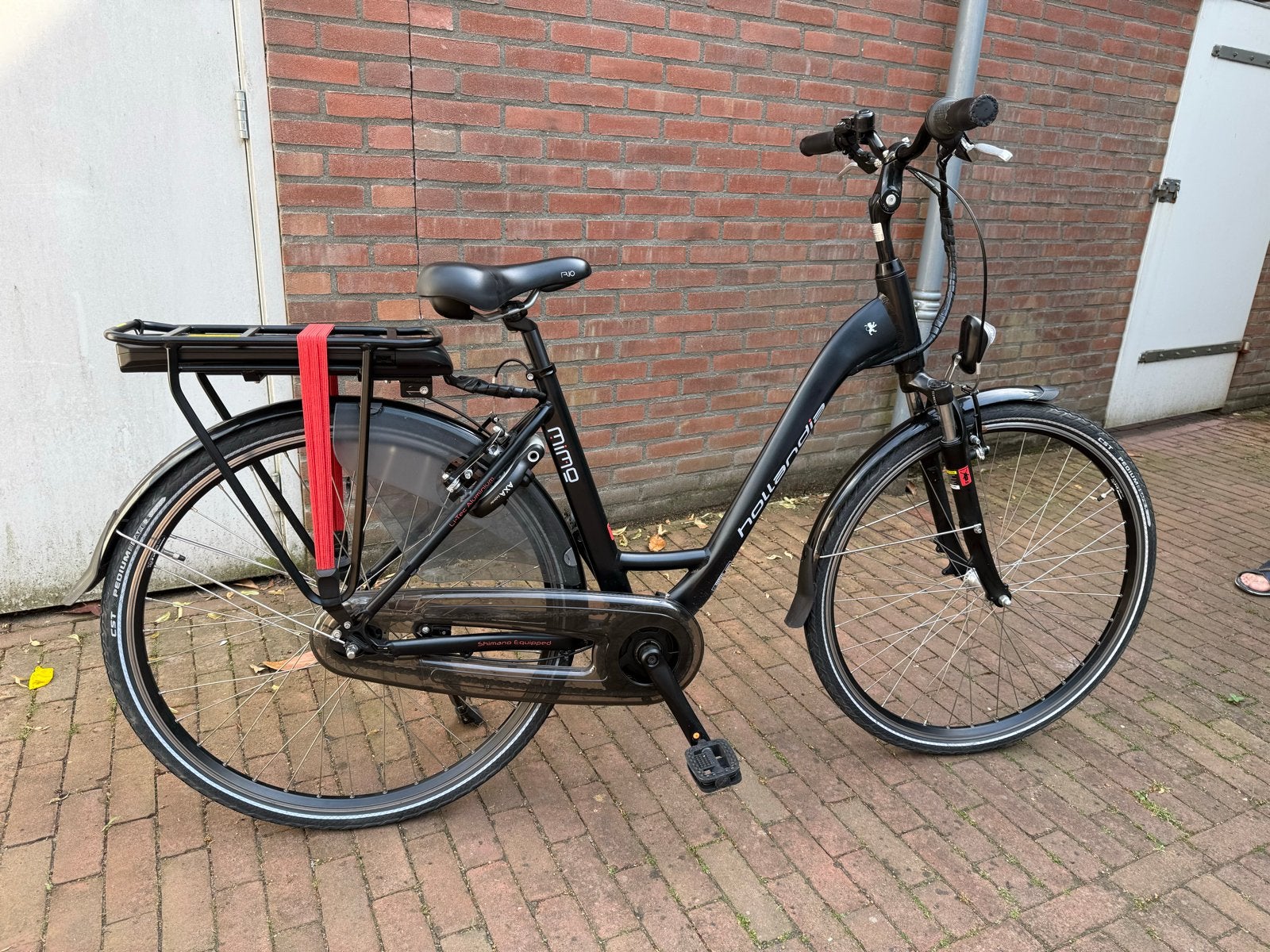 Hollandia Mimo E-bike - Zo goed als nieuw, Zo goed als nieuw, 51 tot 55 cm, 30 tot 50 km per accu, Ophalen