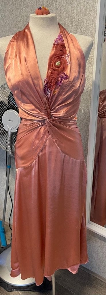 jurk, Kleding | Dames, Gelegenheidskleding, Maat 38/40 (M), Cocktailjurk, Ophalen of Verzenden, Roze