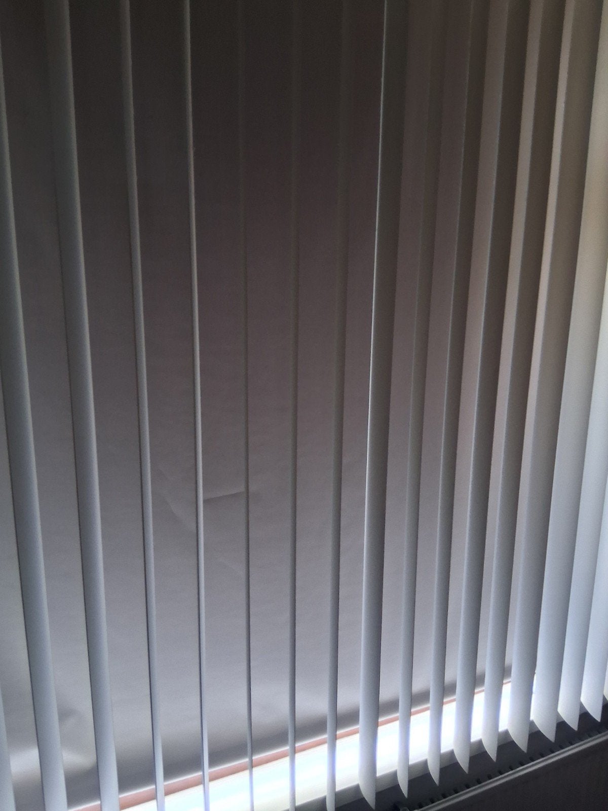Witte lamellen - Raambekleding 4x., Ophalen, Gebruikt, Wit, Lamellen