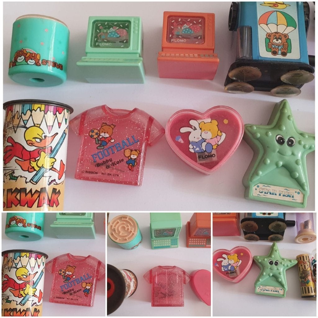 Vintage 11x Puntenslijpers o.a. Flomo,Bobby & Kate,,Tom etc., Ophalen of Verzenden, Gebruikt