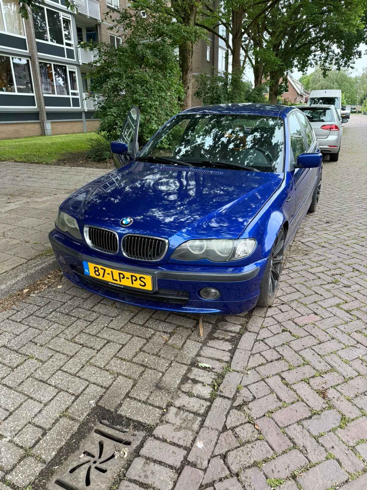 BMW 3-Serie 2.5 I 325i E46 AUT 2003 Blauw, Auto's, BMW, Automaat, Achterwielaandrijving, Blauw, 1600 kg