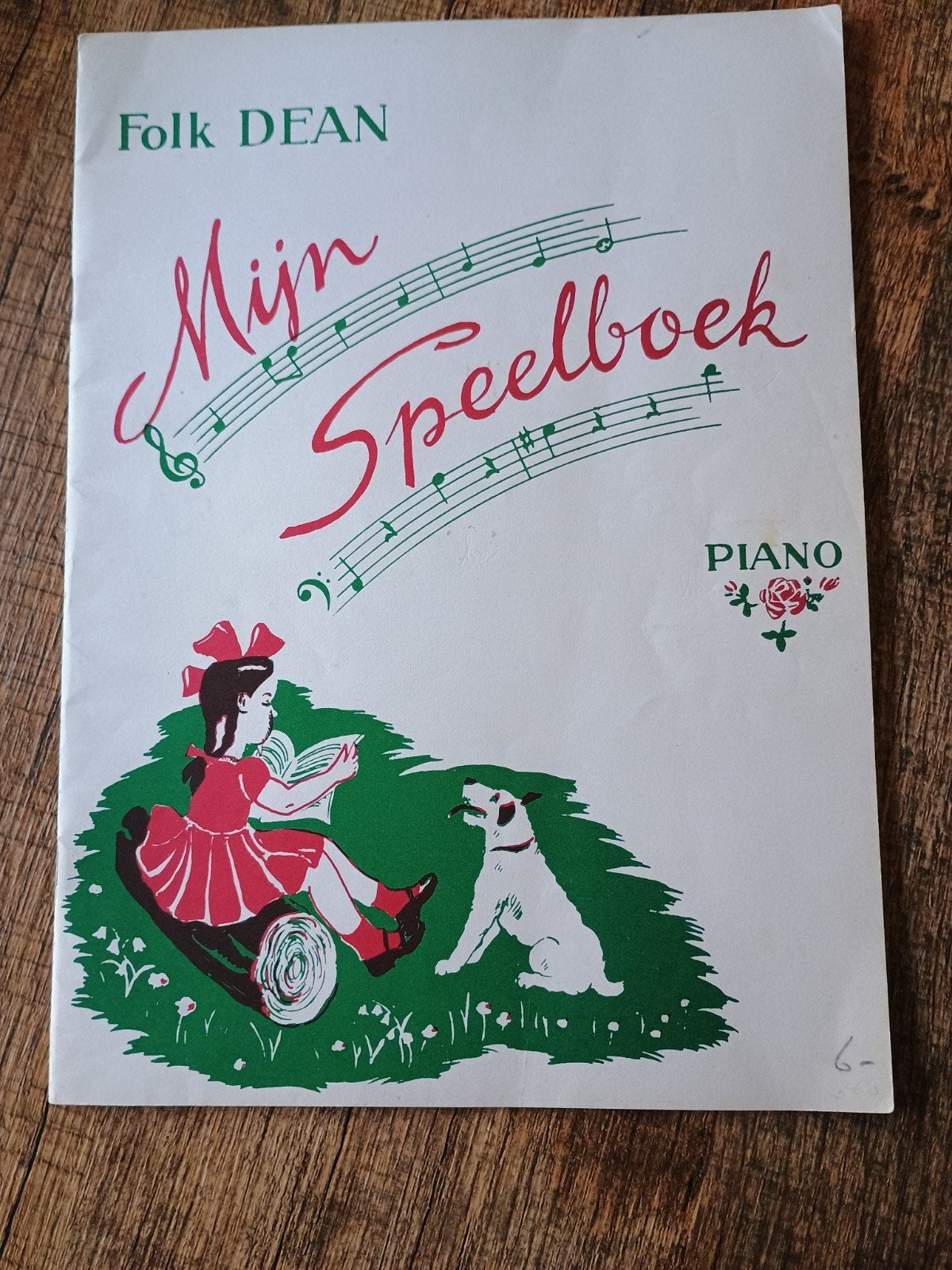 Folk Dean - Mijn Speelboek - Piano, Gebruikt, Les of Cursus, Ophalen of Verzenden, Piano