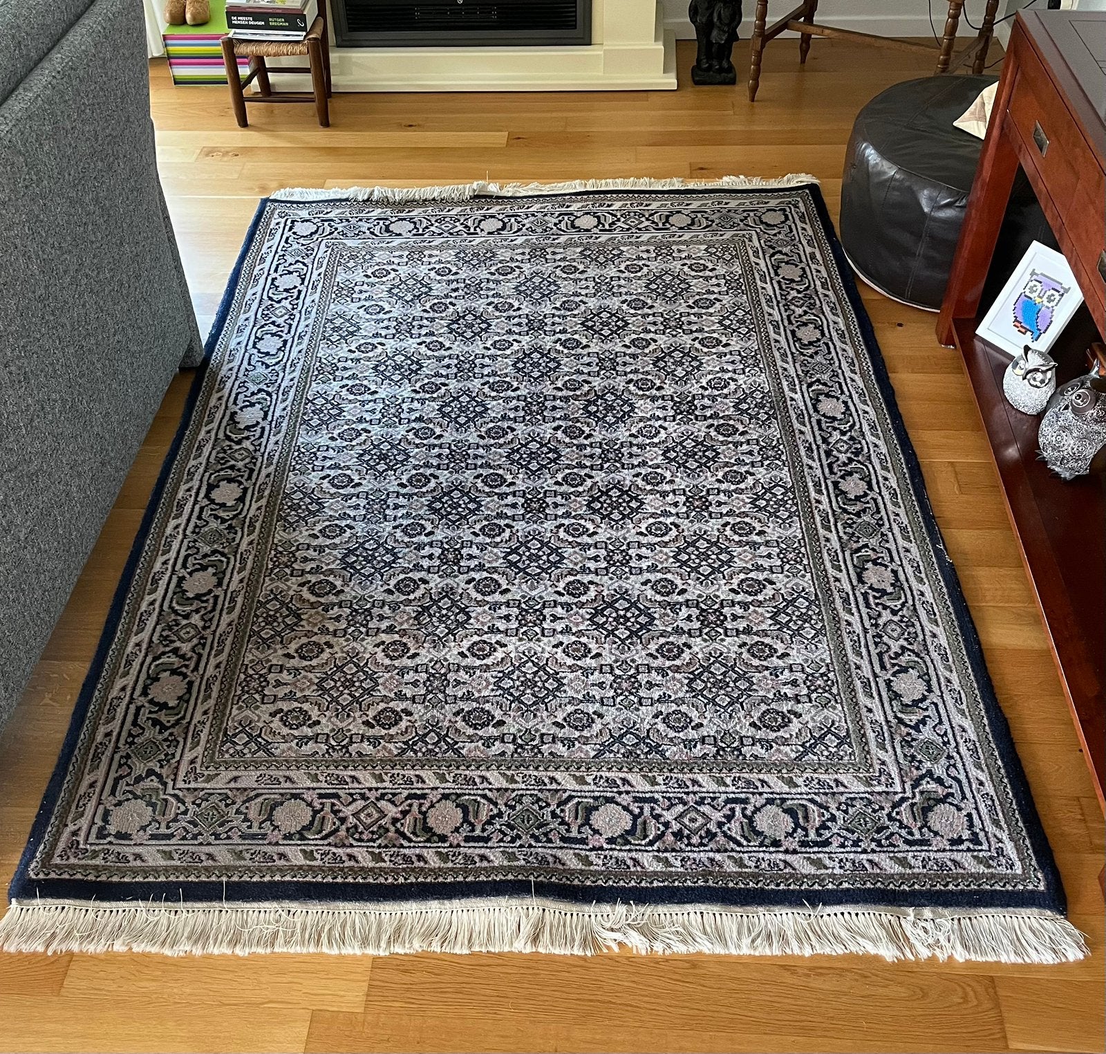 Perzisch handgeknoopt tapijt (210 bij 150), Ophalen, Gebruikt, 100 tot 150 cm, Perzisch