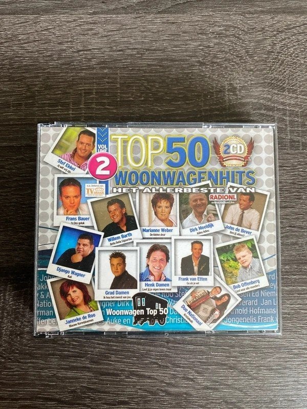 Top 50 Woonwagenhits - Het Allerbeste van RadioNL (2CD), Ophalen of Verzenden, Verzamelalbum, Inclusief doosje, Feestmuziek