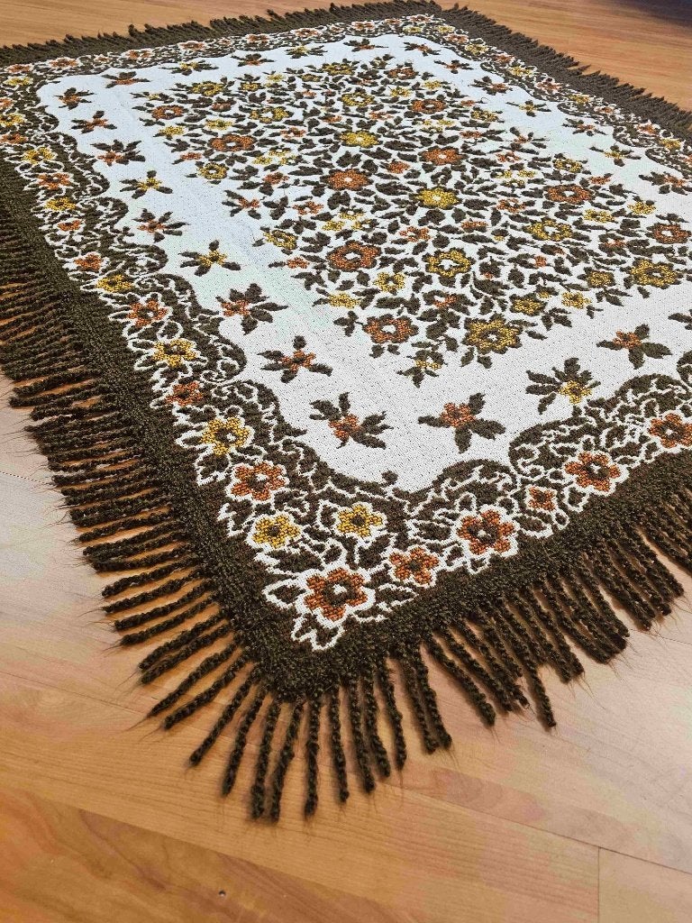 Kleed tafelkleed bloemmotief 145/120 cm, Gebruikt, Etten-Leur, DJT@dejuistetoon.eu, Ophalen of Verzenden