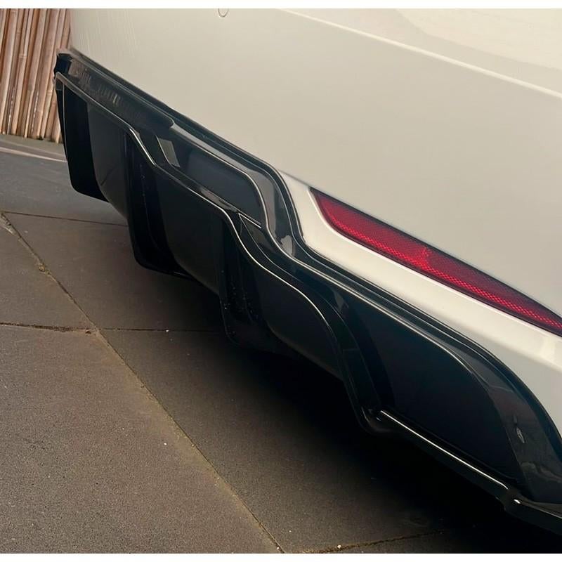 Achterbumperskirt Tesla Model 3 2017- 'Aero' Glanzend Zwart, Ophalen of Verzenden