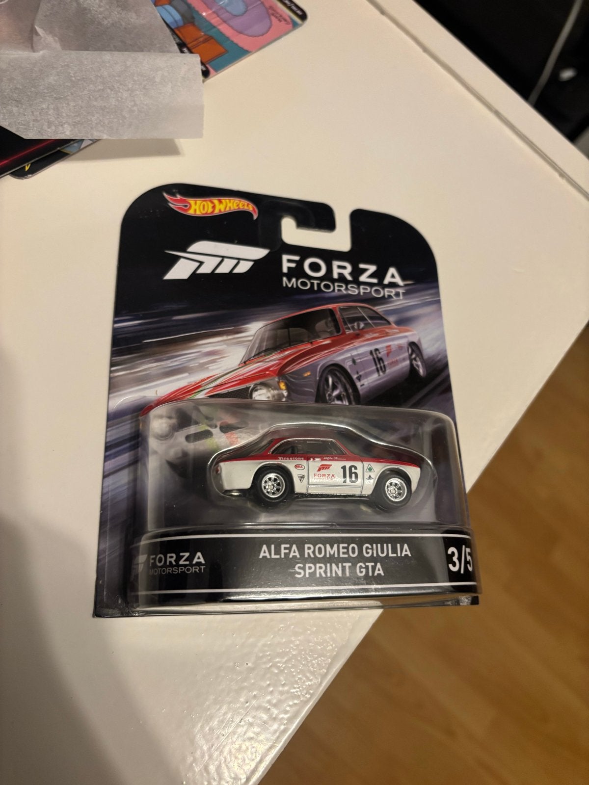 Hot Wheels Forza Motorsport Alfa Romeo Giulia Sprint GTA, Ophalen of Verzenden, Nieuw, Auto