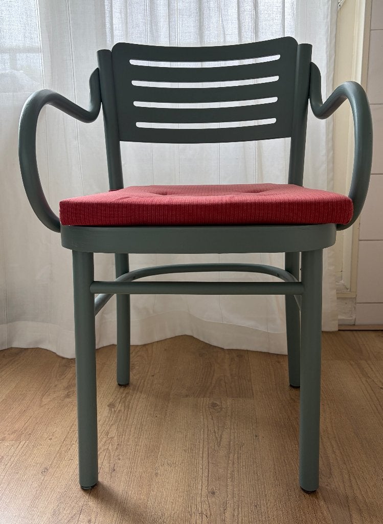 4 eettafel stoelen cafemodel, Ophalen, Gebruikt, Cafestoelen, Vier