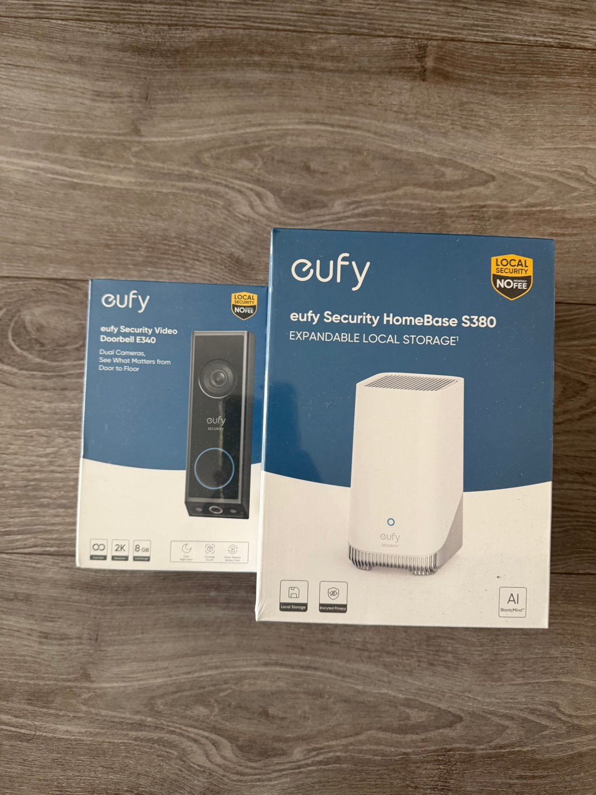 Eufy Video Doorbell E340 + HomeBase 3 S380 | Geseald, Draadloos, Nieuw, Eufy, Ingebouwde camera